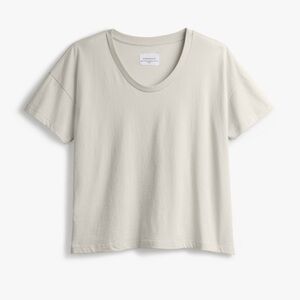 Parachute Organic Cotton Tee Lounge Cream Bone S L